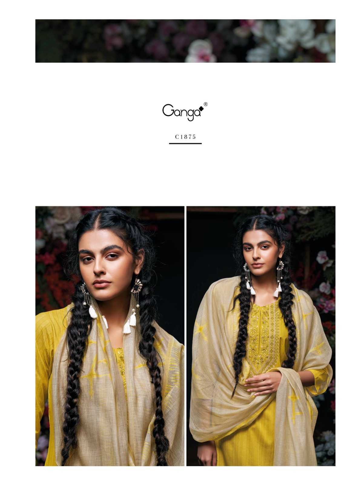 Ganga ASHINA Dress Materials Wholesale catalog