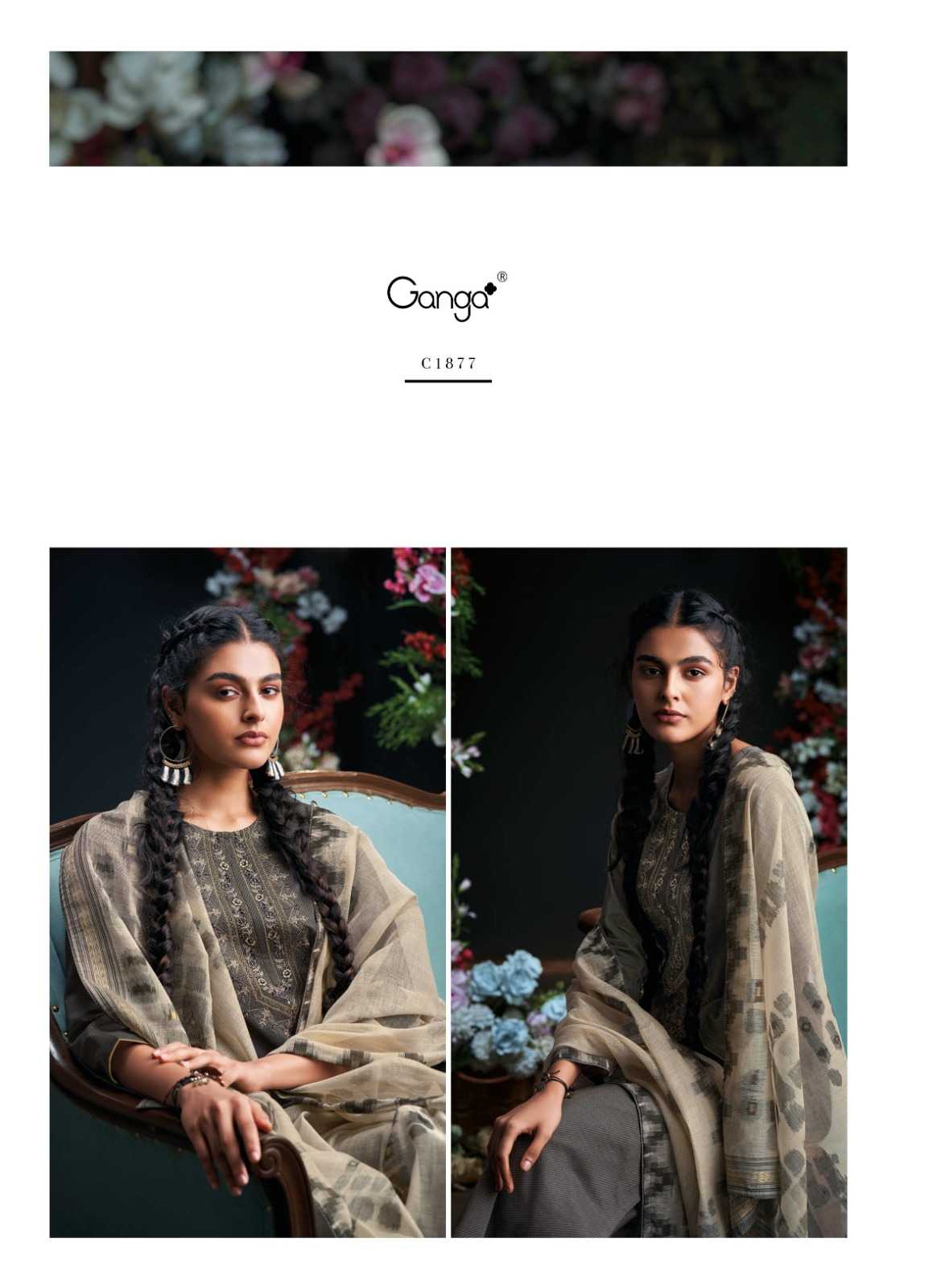 Ganga ASHINA Dress Materials Wholesale catalog