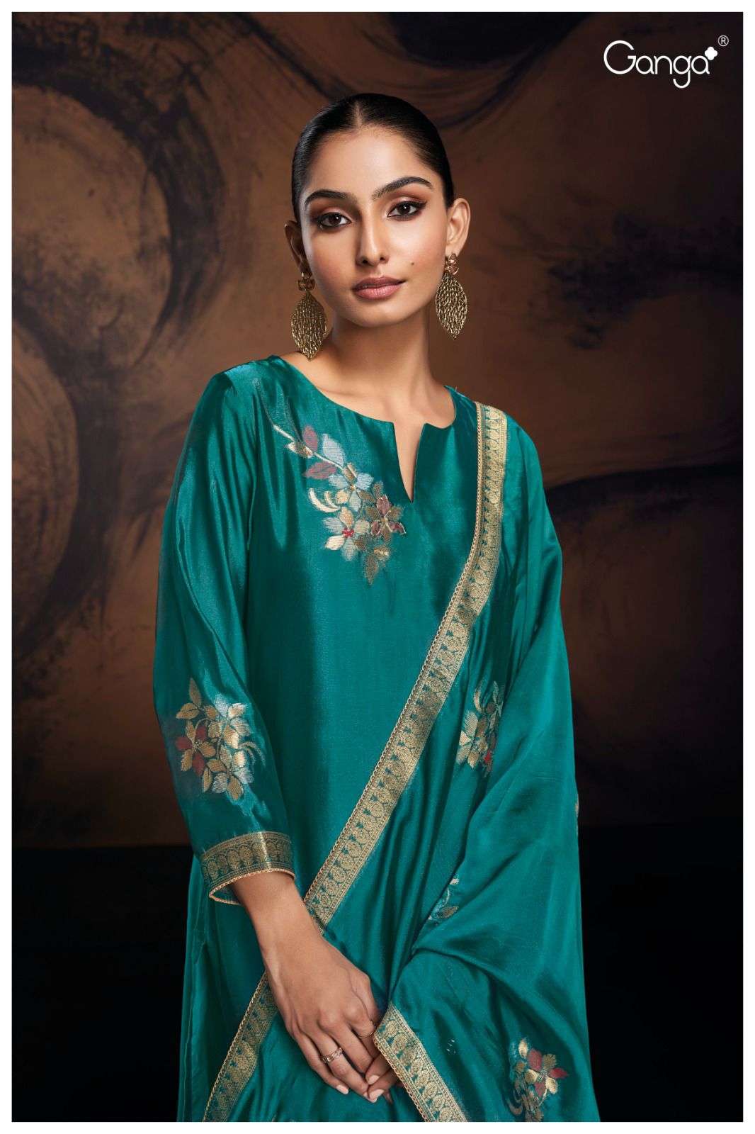 Ganga EVANIA 2478 Dress Materials Wholesale catalog