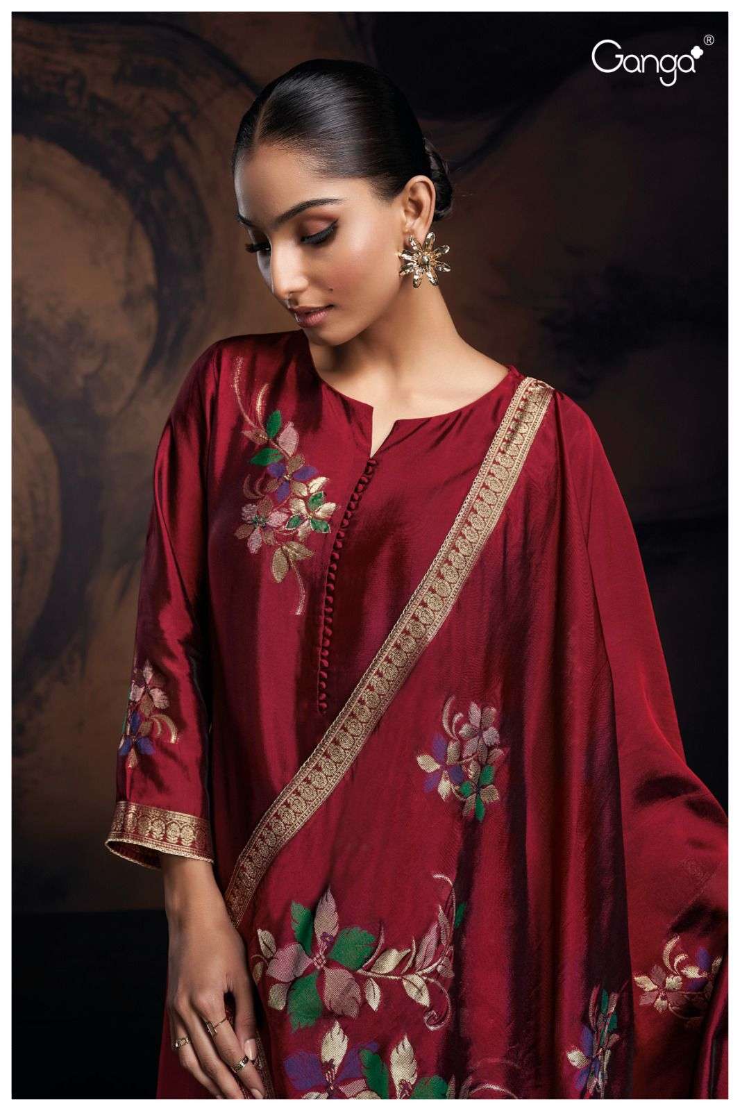Ganga EVANIA 2478 Dress Materials Wholesale catalog
