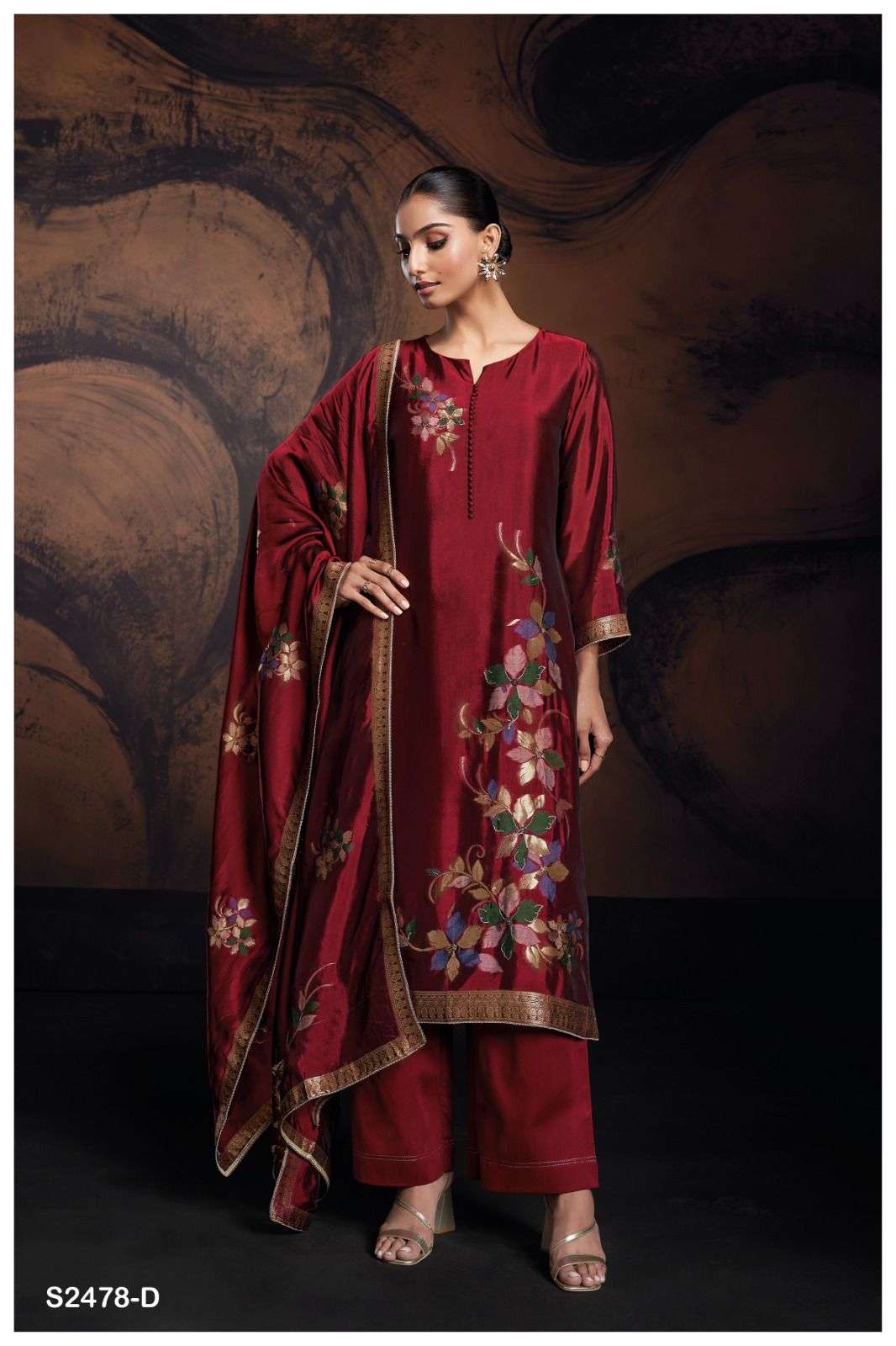 Ganga EVANIA 2478 Dress Materials Wholesale catalog