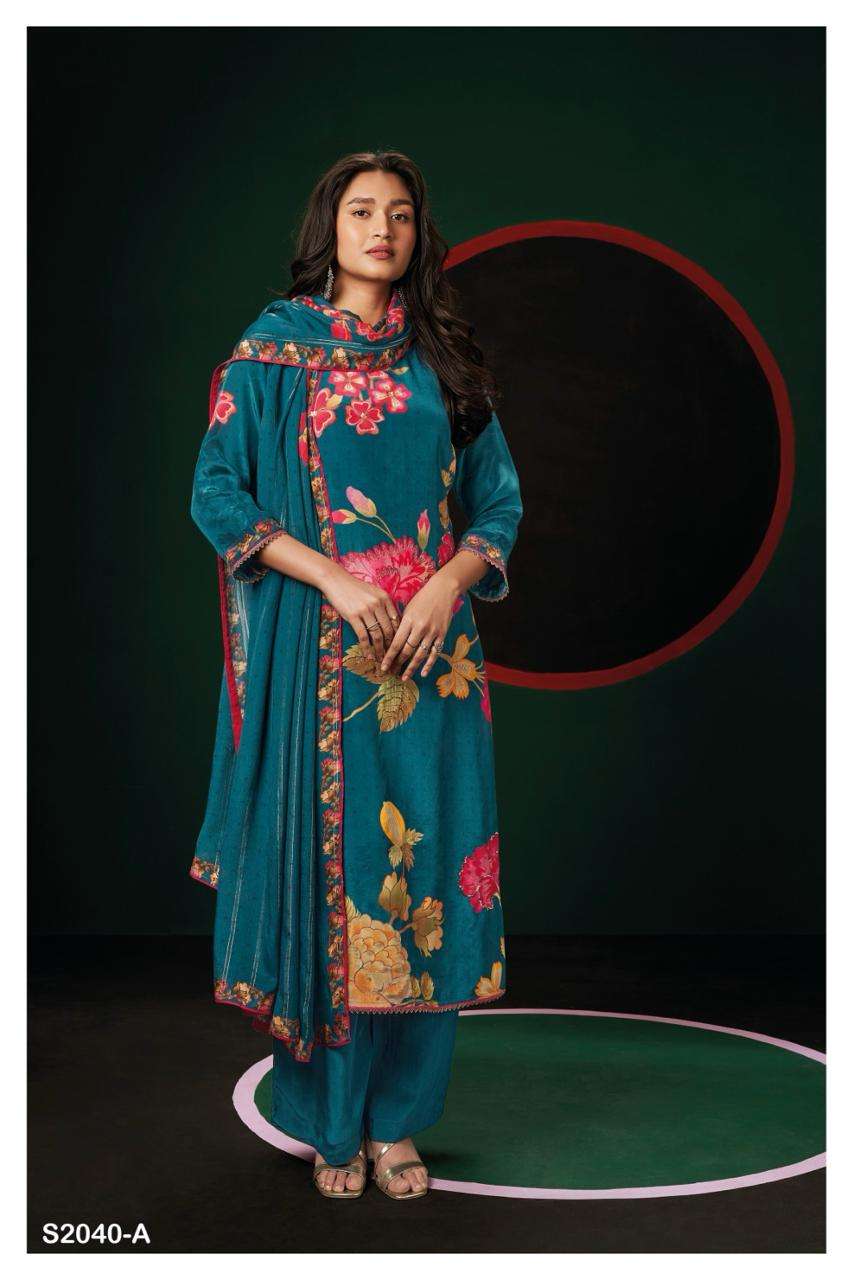 Ganga LEIDA 2040 Dress Materials Wholesale catalog