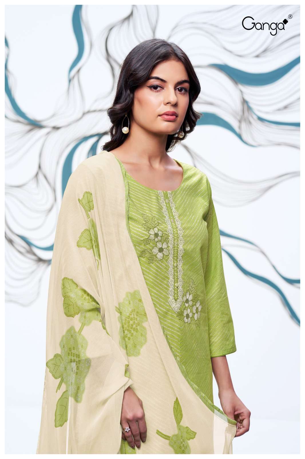 Ganga MALEAH 2383 Dress Materials Wholesale catalog