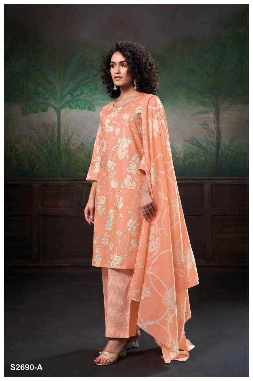 Ganga MISHA 2690 Dress Materials Wholesale catalog