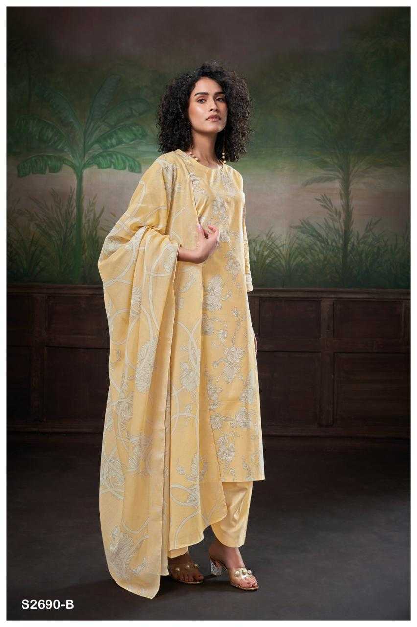 Ganga MISHA 2690 Dress Materials Wholesale catalog