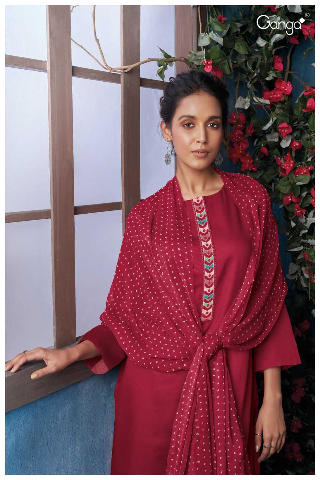 Ganga SAYALI 2578 Dress Materials Wholesale catalog