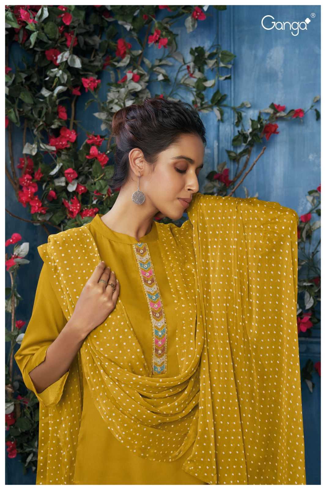 Ganga SAYALI 2578 Dress Materials Wholesale catalog