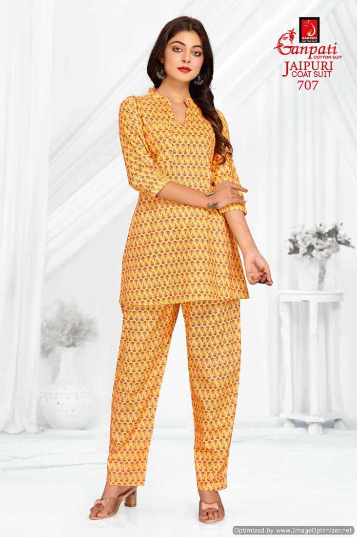 Ganpati Jaipuri Vol-7 – Cord Sets - Wholesale Catalog