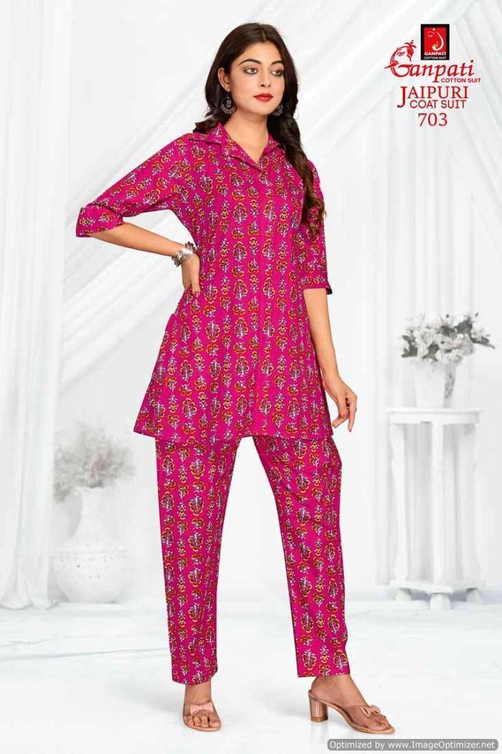 Ganpati Jaipuri Vol-7 – Cord Sets - Wholesale Catalog