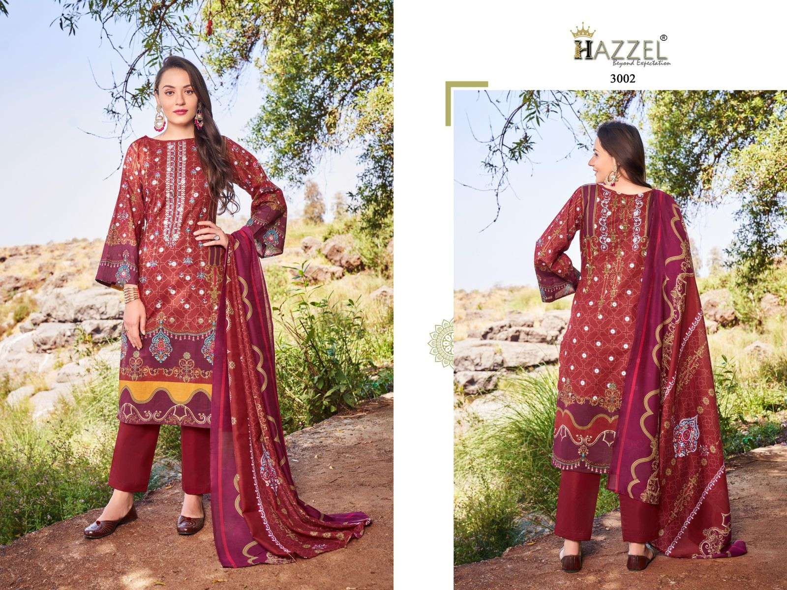 Hazzel Bin Saeed Vol 3 Salwar Kameez Wholesale catalog