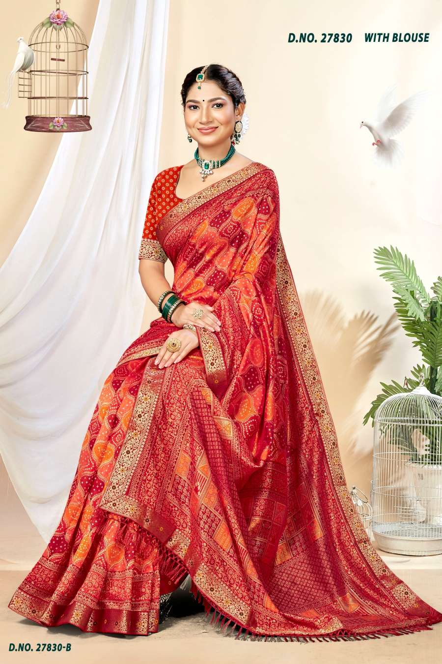 INDER SILK MILLS SAMSUNG-27830 Saree Wholesale catalog