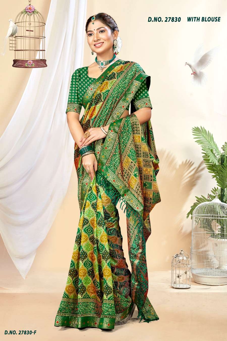 INDER SILK MILLS SAMSUNG-27830 Saree Wholesale catalog