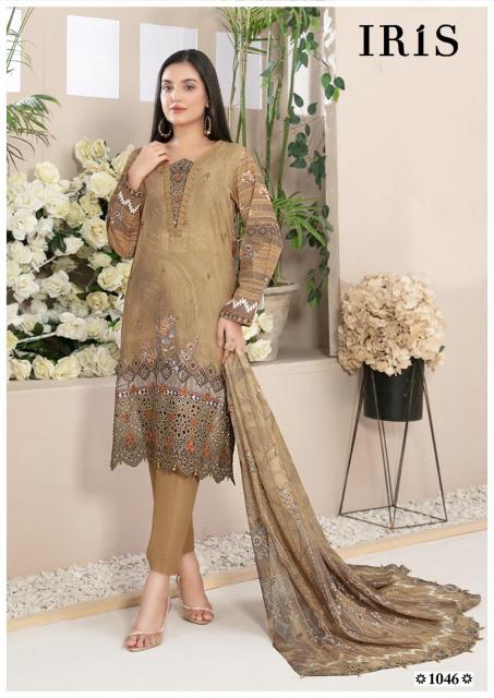Iris Afsanah Vol 5 Luxury Heavy Cotton Dress Material Wholesale catalog