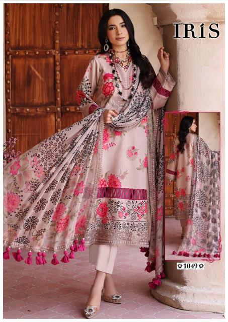 Iris Afsanah Vol 5 Luxury Heavy Cotton Dress Material Wholesale catalog