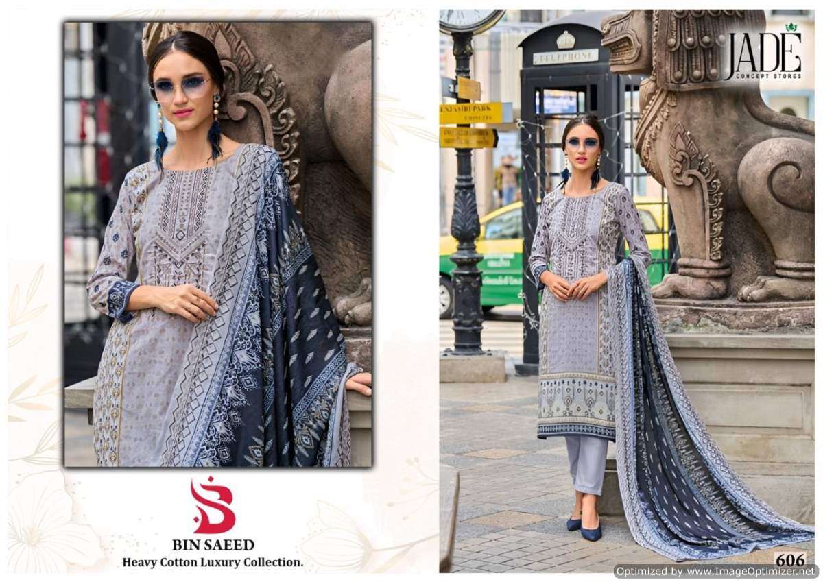 Jade Bin Saeed Vol-6 – Dress Material - Wholesale Catalog