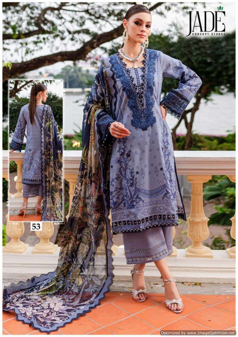 Jade Chevron Vol 6 Cotton Dress Material Wholesale catalog