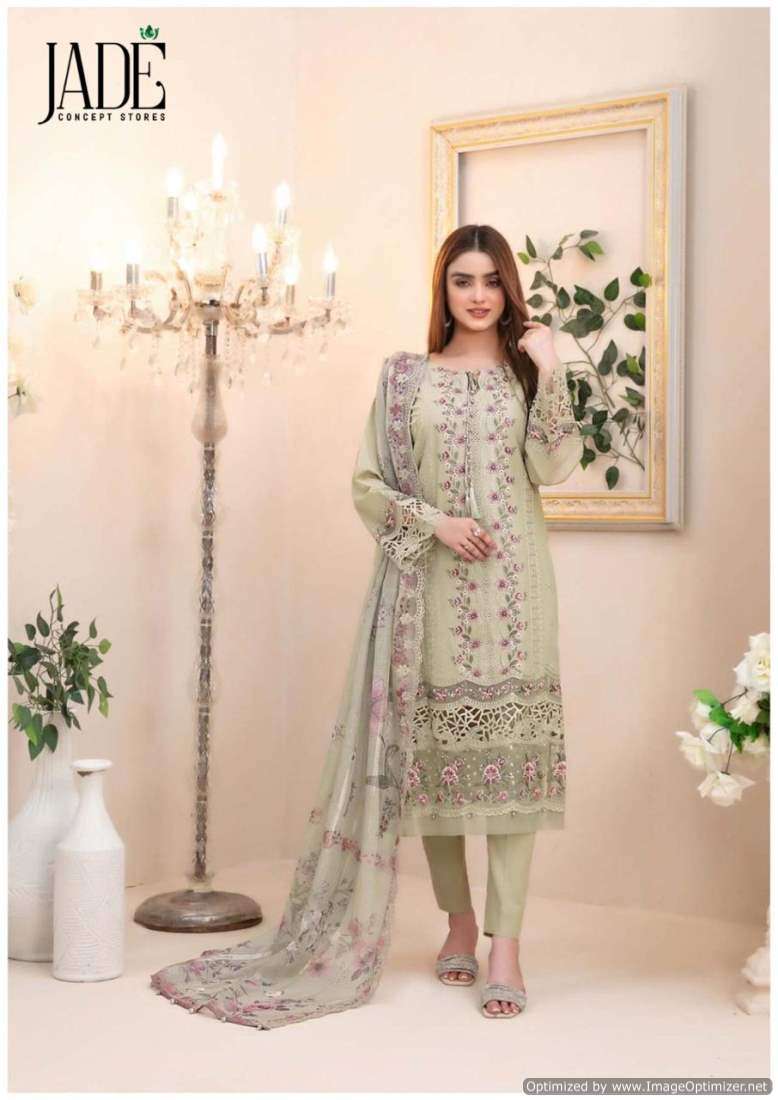 Jade Chevron Vol 6 Cotton Dress Material Wholesale catalog