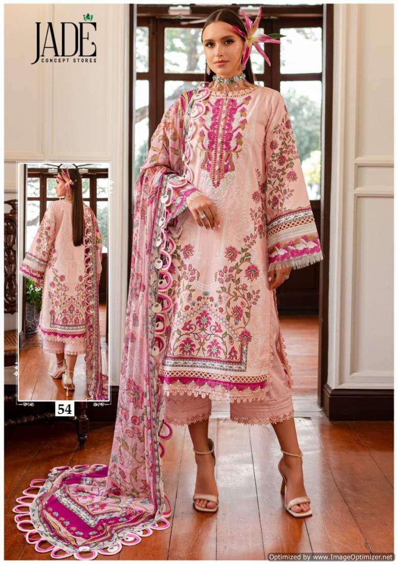 Jade Chevron Vol 6 Cotton Dress Material Wholesale catalog