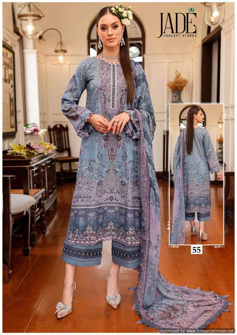 Jade Chevron Vol 6 Cotton Dress Material Wholesale catalog