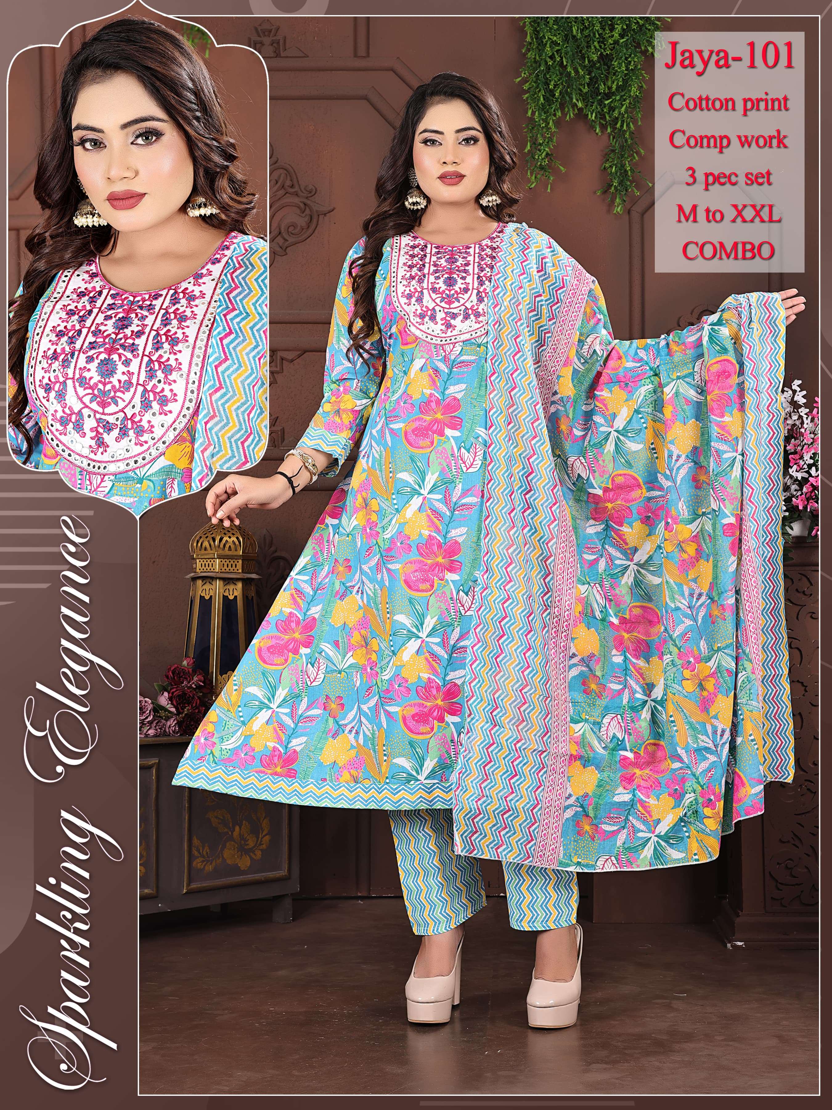 Jaya Cotton Print  Kurti Wholesale catalog