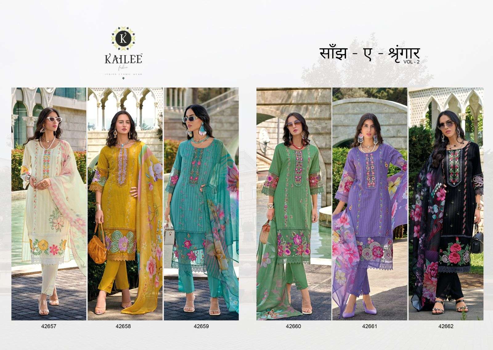 KAILEE FASHION SANJ- E- SHRUNGAR vol -2 Kurti Wholesale catalog