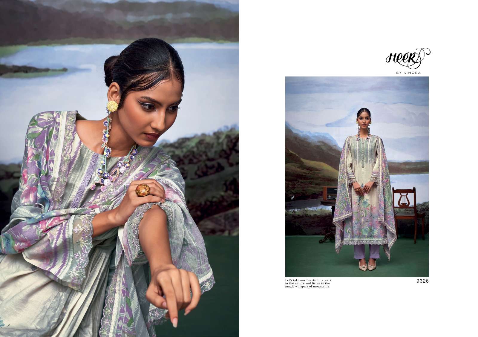 Kimora Heer Ghati Designer Printed Salwar Kameez wholesale catalog