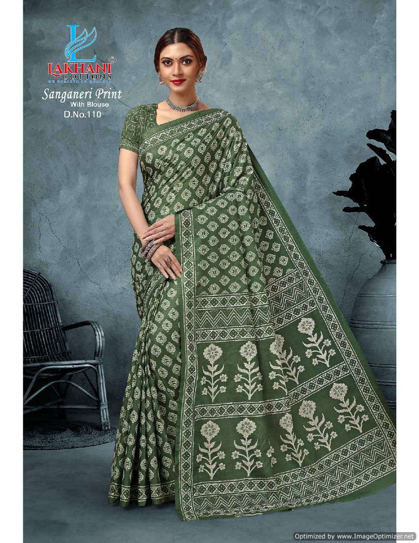 Lakhani Sanganeri Vol-1 – Cotton Sarees - Wholesale Catalog