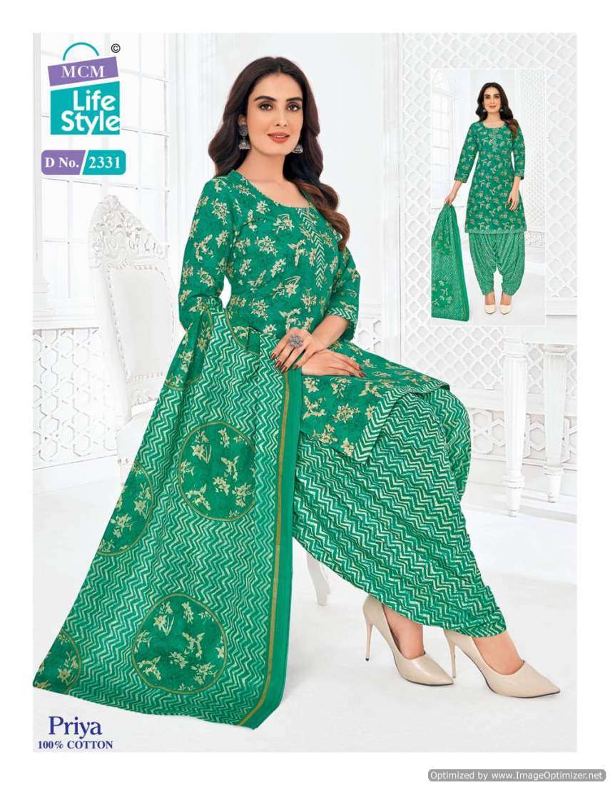 MCM Lifestyle Priya Vol-23 – Dress Material - Wholesale Catalog