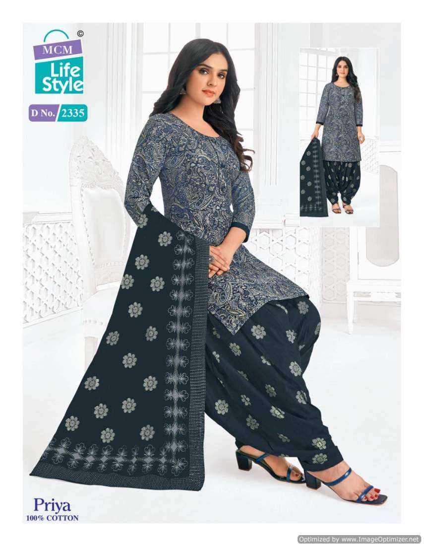 MCM Lifestyle Priya Vol-23 – Dress Material - Wholesale Catalog