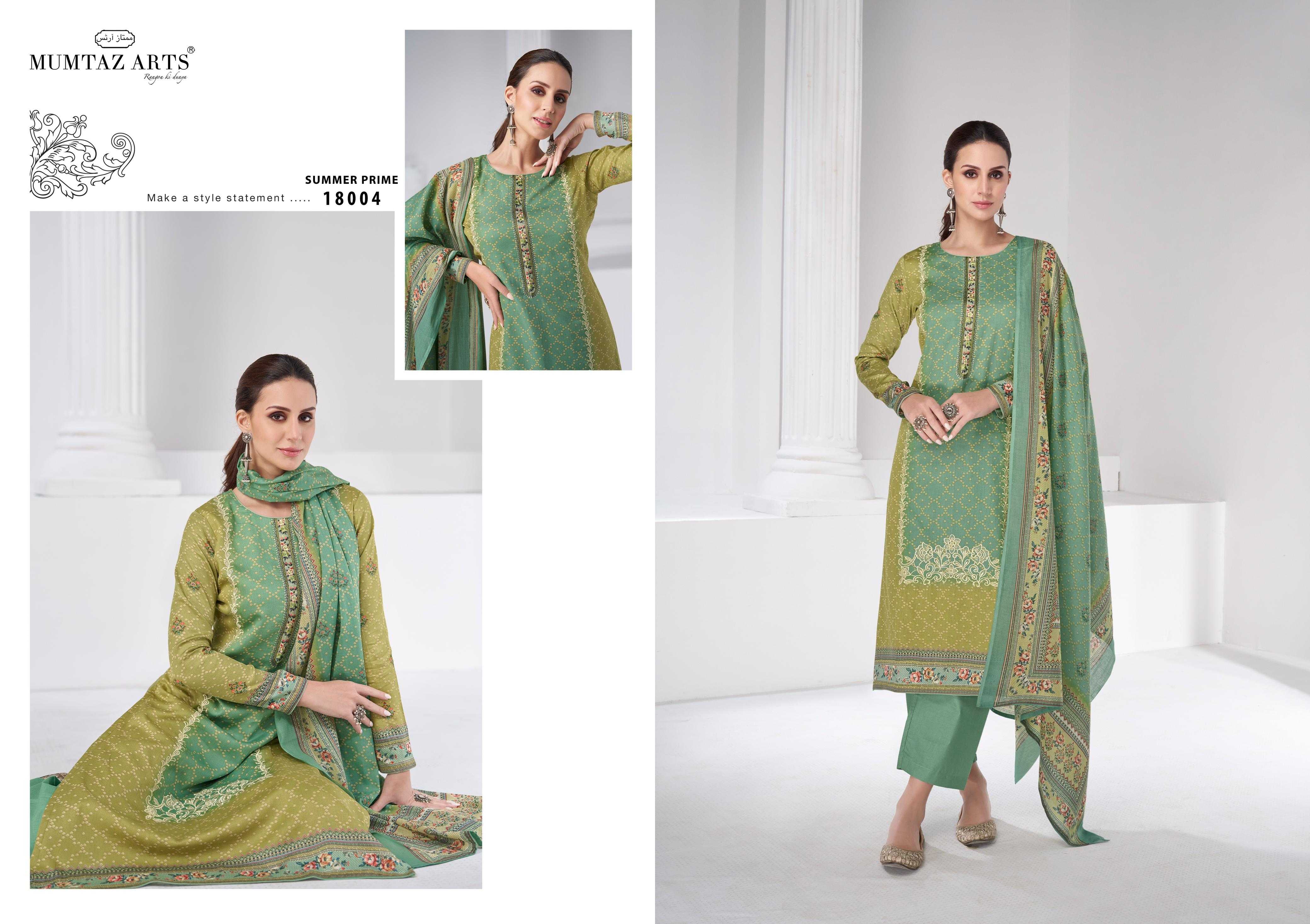 Mumtaz Summer Prime Satin Digital Printed Salwar Suits Wholesale catalog