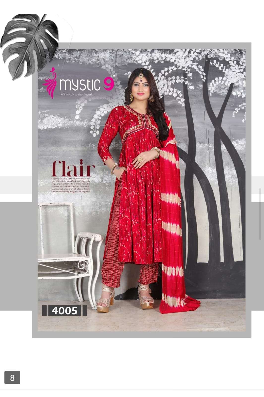 MYSTIC 9 POOJA VOL - 4 Kurti Wholesale catalog