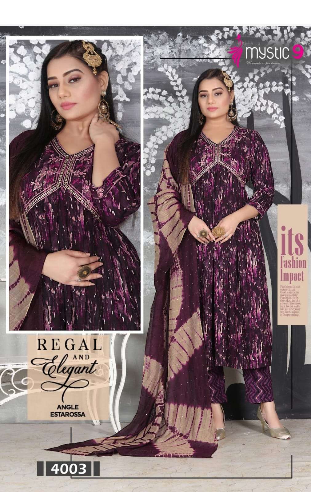 MYSTIC 9 POOJA VOL - 4 Kurti Wholesale catalog