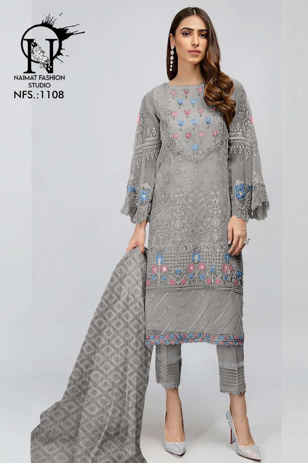 Naimat Fashion Studio 1108 Pakistani Suits Wholesale catalog