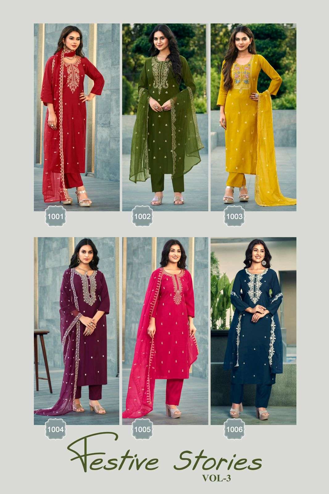 OSSM FESTIVE STORIES vol 03 Kurti wholesale catalog