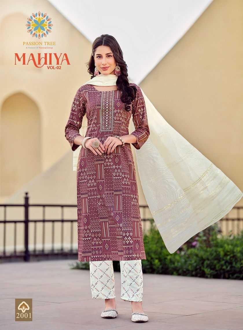 Passion Tree MAHIYA VOL-2 Kurti Wholesale catalog
