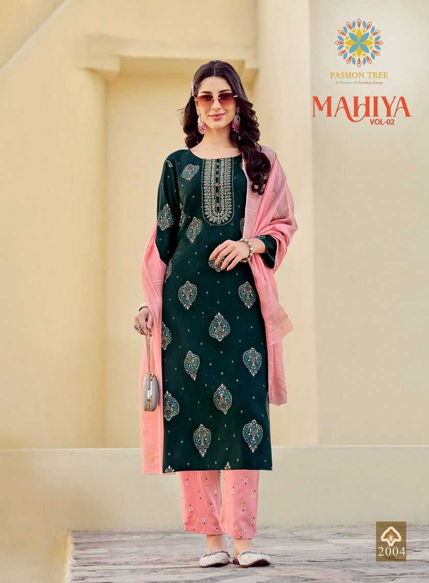 Passion Tree MAHIYA VOL-2 Kurti Wholesale catalog