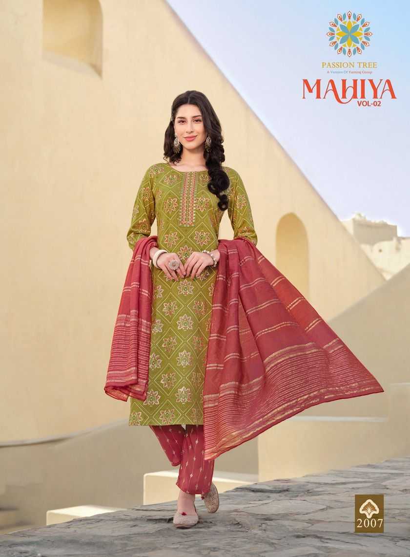 Passion Tree MAHIYA VOL-2 Kurti Wholesale catalog
