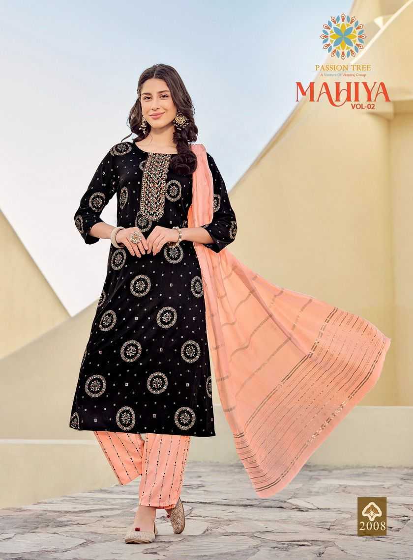 Passion Tree MAHIYA VOL-2 Kurti Wholesale catalog