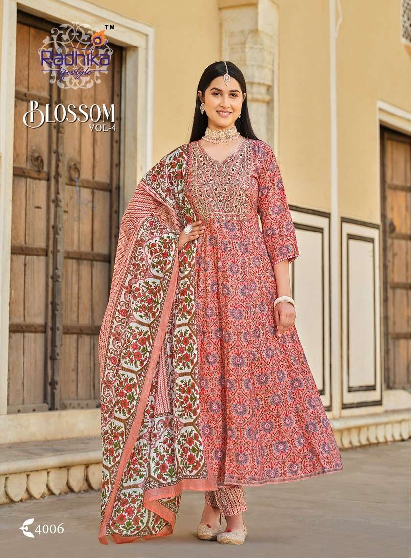 RADHIKA lifestyle BLOSSOM VOL4 Kurti Wholesale catalog