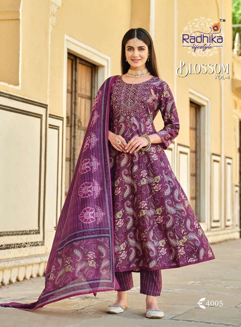 RADHIKA lifestyle BLOSSOM VOL4 Kurti Wholesale catalog