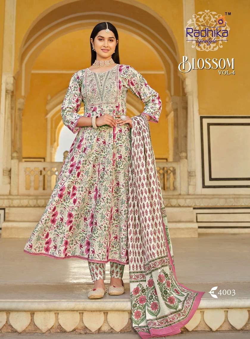 RADHIKA lifestyle BLOSSOM VOL4 Kurti Wholesale catalog