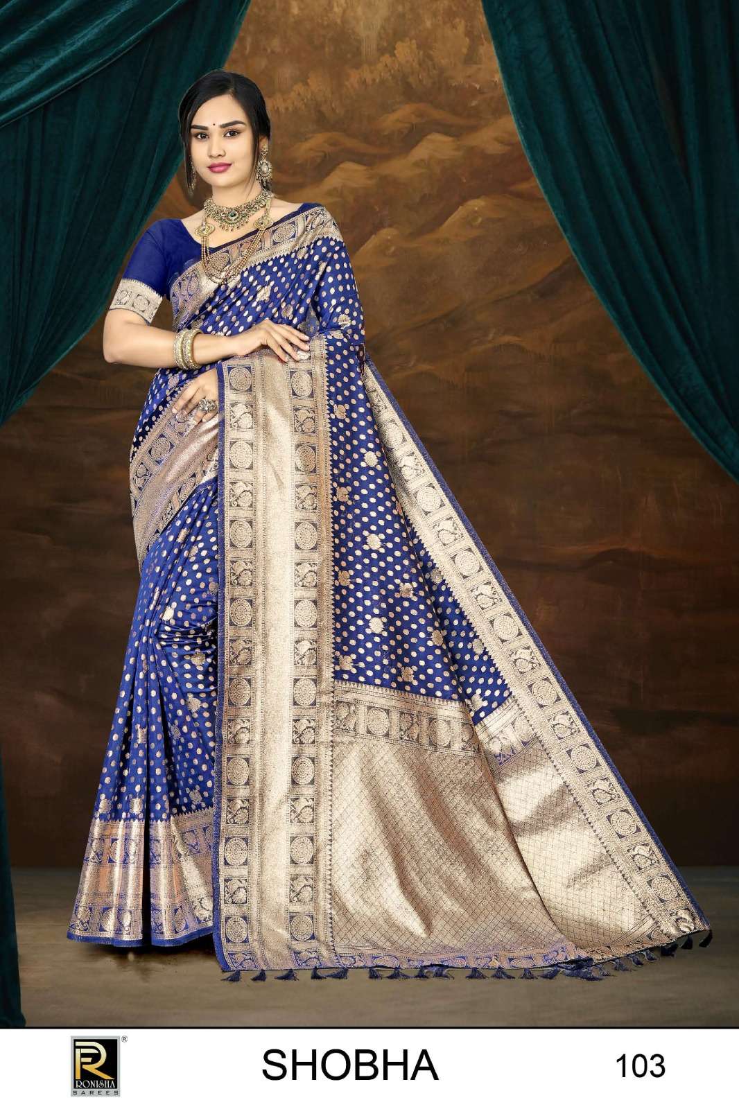 Ronisha Shobha Banarasi Silk Saree Wholesale catalog
