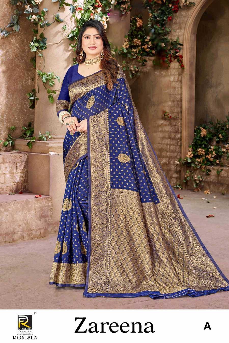 Ronisha Zareena  Banarasi Silk Saree Wholesale catalog
