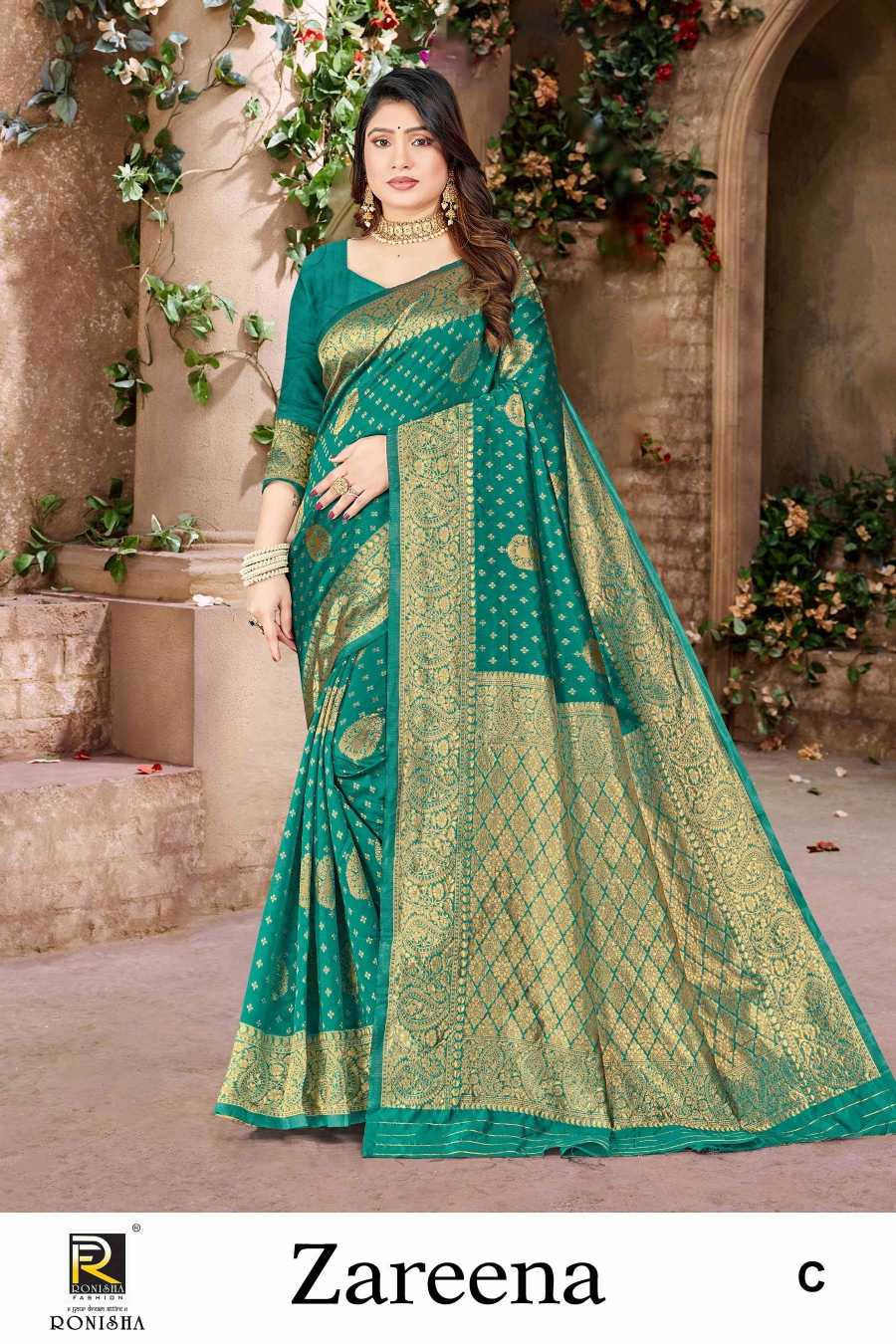 Ronisha Zareena  Banarasi Silk Saree Wholesale catalog