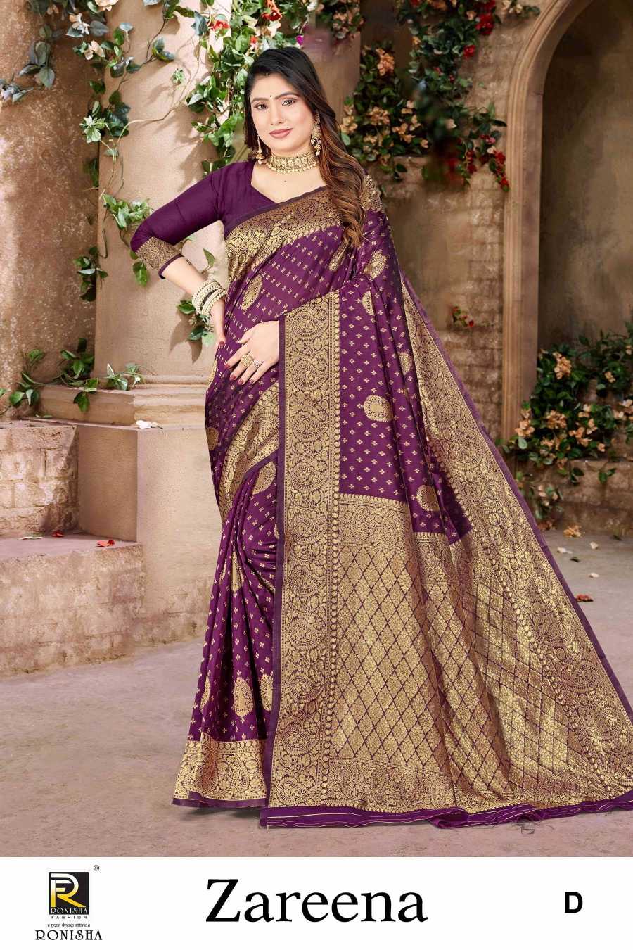 Ronisha Zareena  Banarasi Silk Saree Wholesale catalog