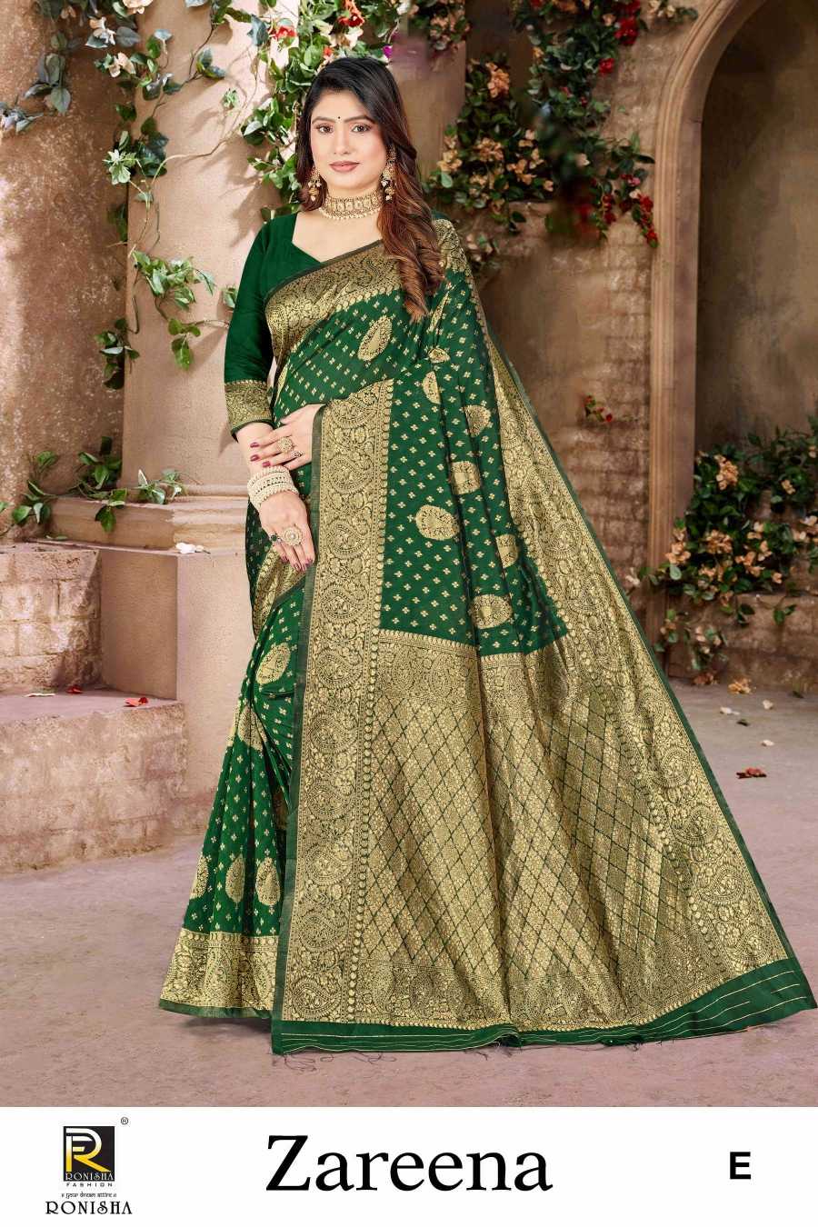 Ronisha Zareena  Banarasi Silk Saree Wholesale catalog
