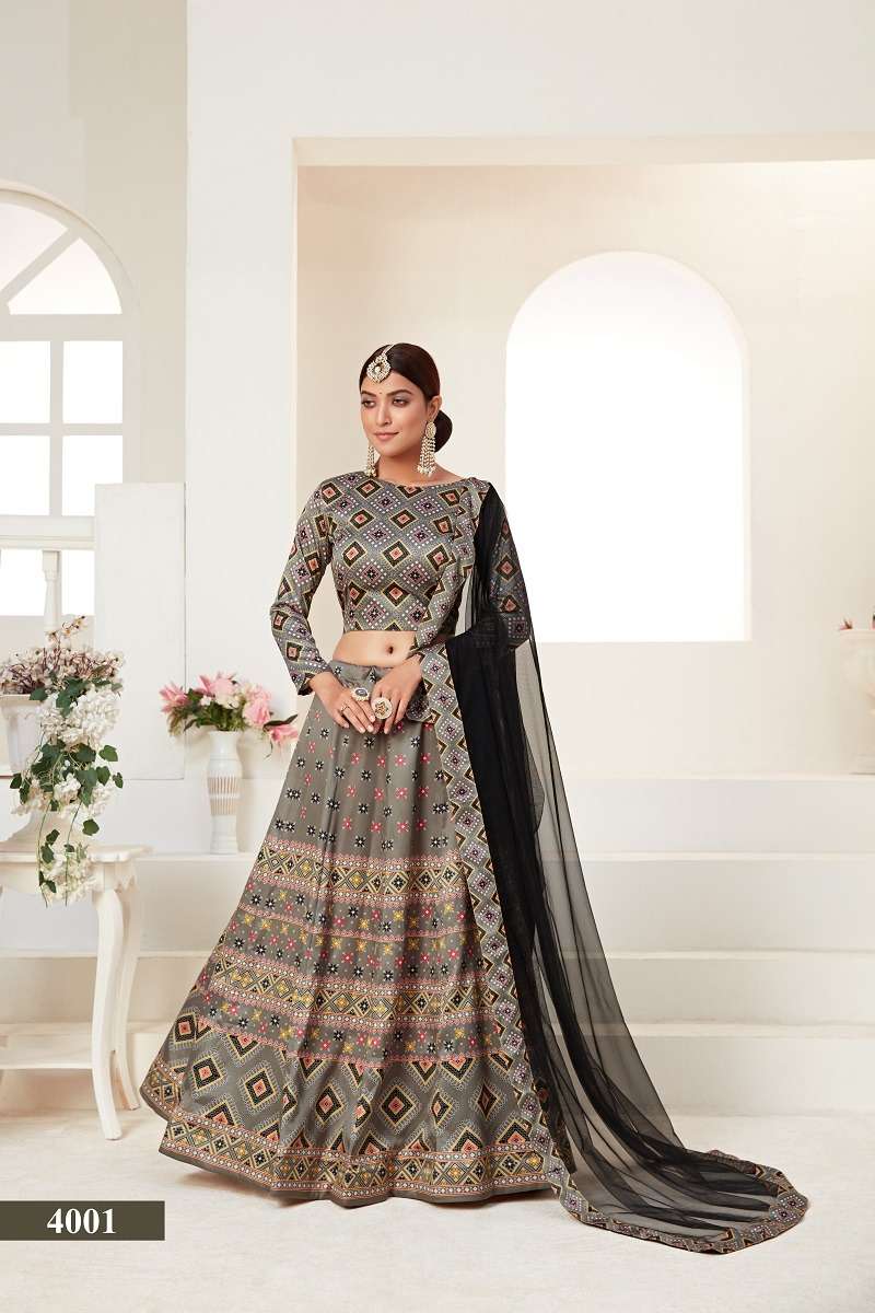 ROSY VOL-1 New Digital Printed Semi-Stitched Lehenga Choli Wholesale catalog