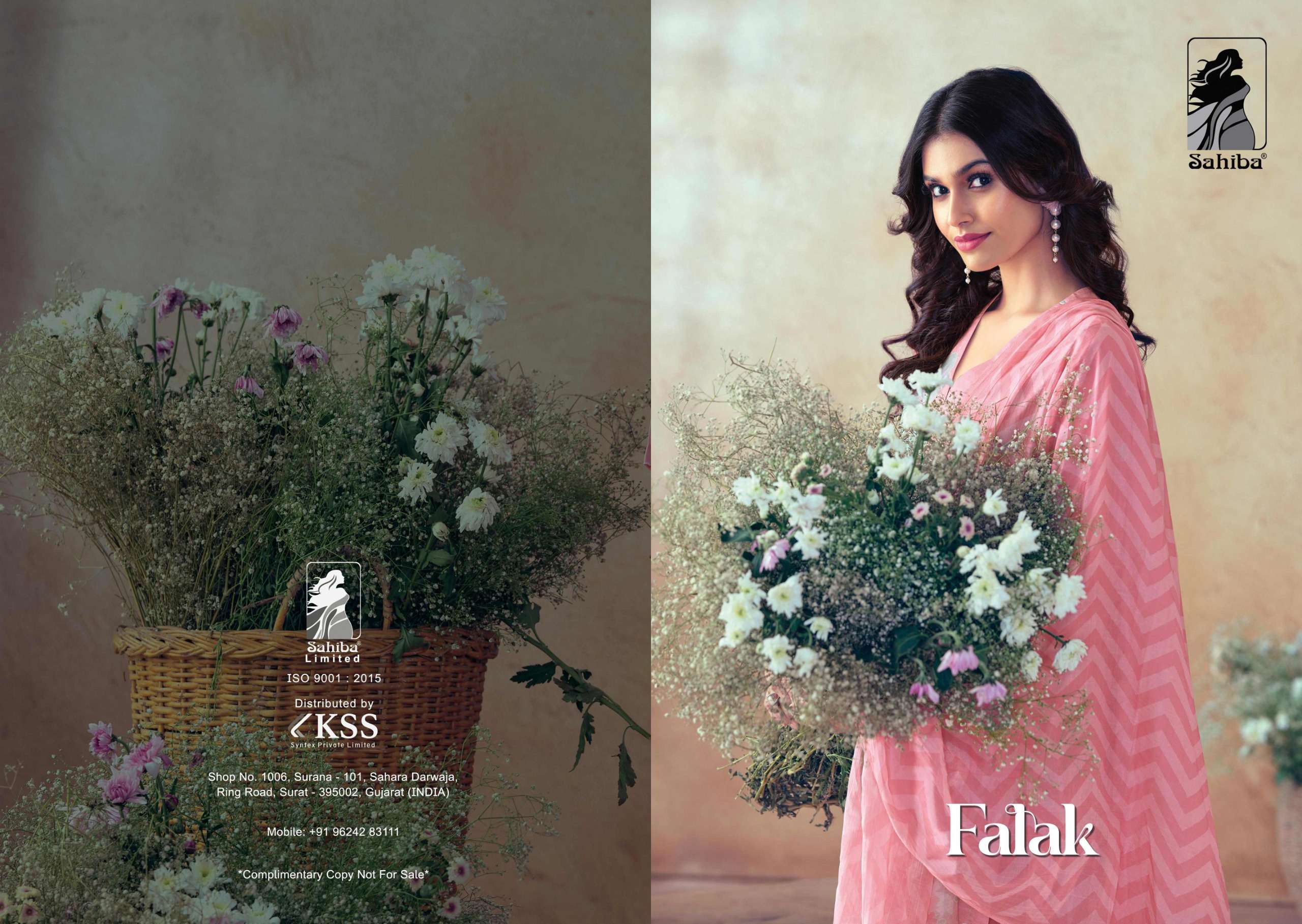 Sahiba FALAK Dress Material Wholesale catalog