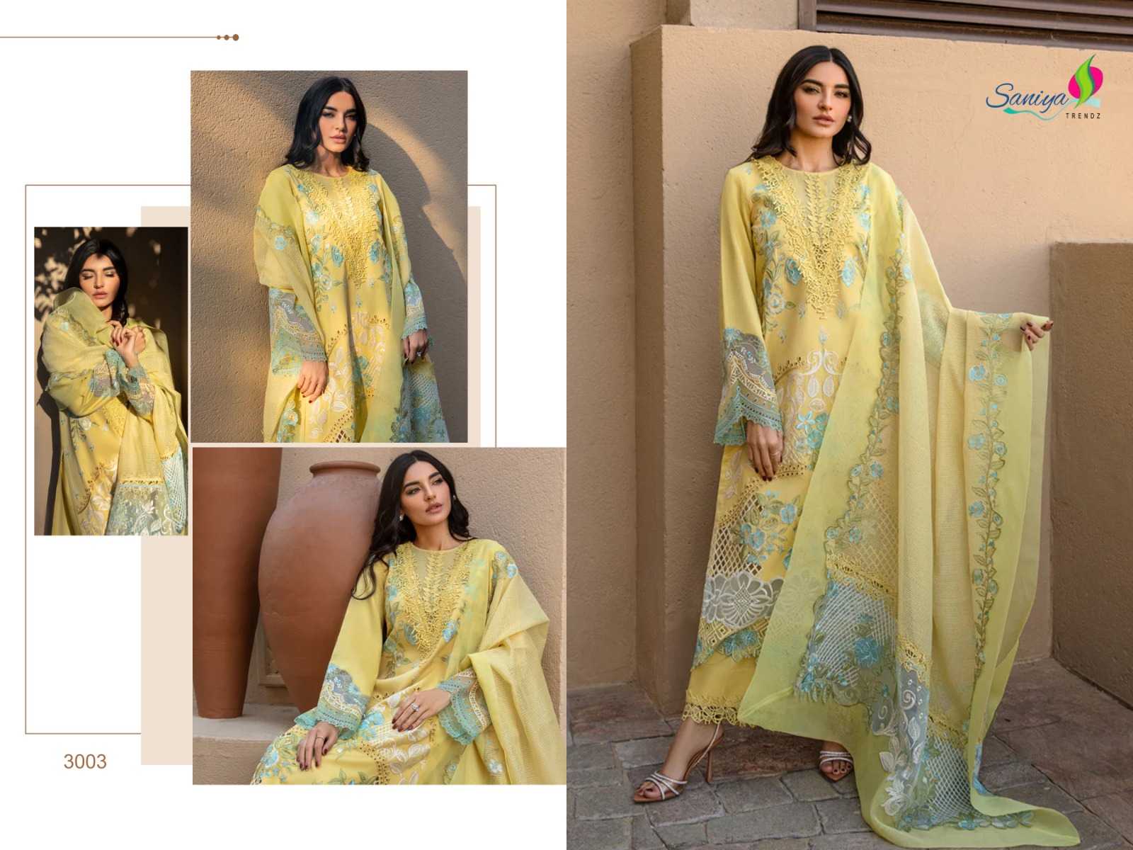 Saniya Rang Rasiya Nx Vol 3 Cotton Pakistani Suit Wholesale catalog