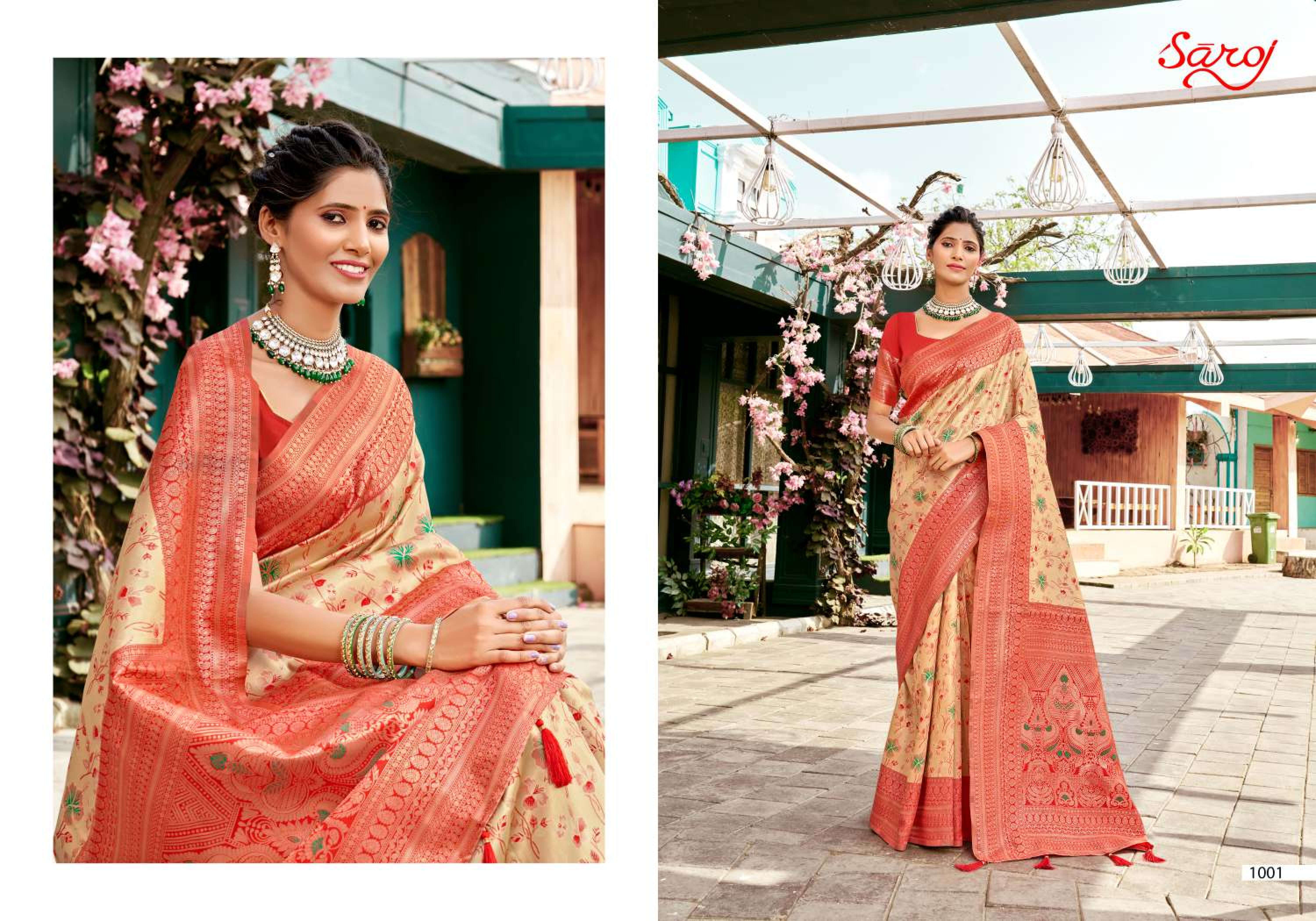 Saroj Nirmaya Vol.3 Soft silk saree rich pallu Wholesale catalog  